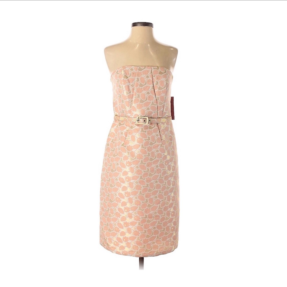 Merona Strapless Formal Dress with Waist Belt